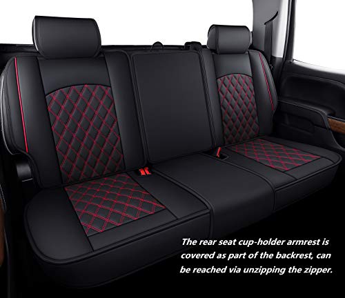 Image of Aierxuan Truck Seat Covers for Chevy Silverado GMC Sierra 2007-2026 1500