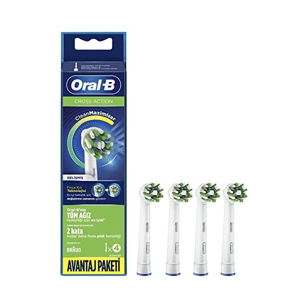 Oral-B Zahnbürste Ersatzkopf Cross Action 4 Stück