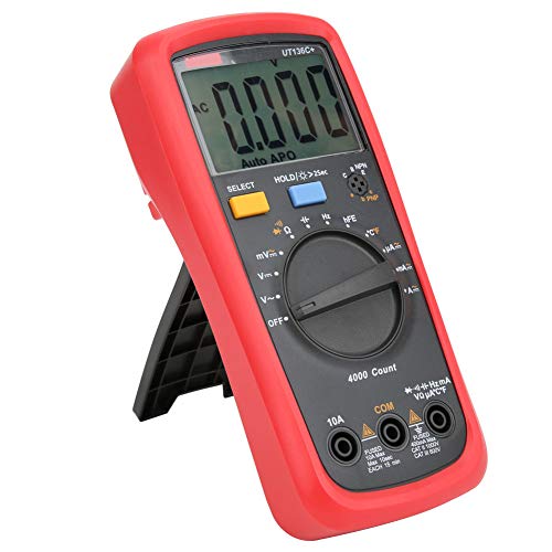 FTVOGUE Digital Multimeter AC DC Voltage Current Temperature Tester with Diode and Triode Test Function for Electronic and Electricians