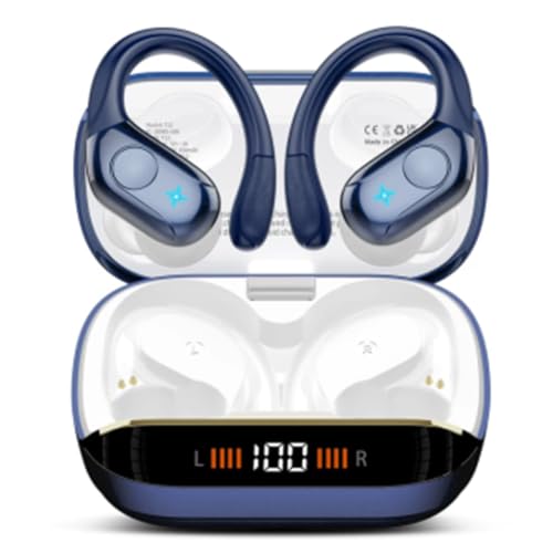 Image of Wireless Earbuds Bluetooth 5.4 Headphones Sports, 75Hrs Bass Hi-Fi Stereo