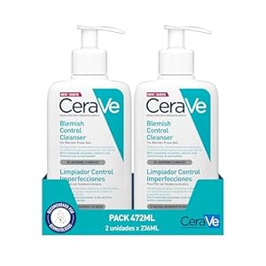 cerave gel limpiador espumoso control imperfecciones acne puntos negros