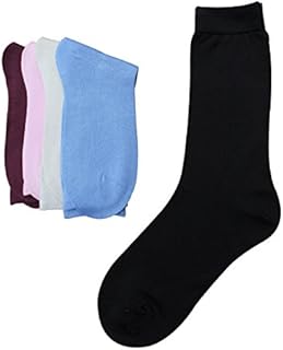 Jasmine Silk 5 Pairs Lady's 100% Silk Socks Thermal Sock One Size (3-7)