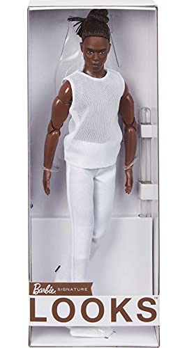 Muñeco Ken Barbie Signature Looks Posable 30 cm miniatura 6