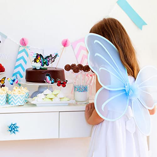 Sunny Seat A-BUTTERFLYCAKE48 Butterfly Cupcake Toppers 48 Pack Happy Birthday Cake Toppers Decor thumb #6