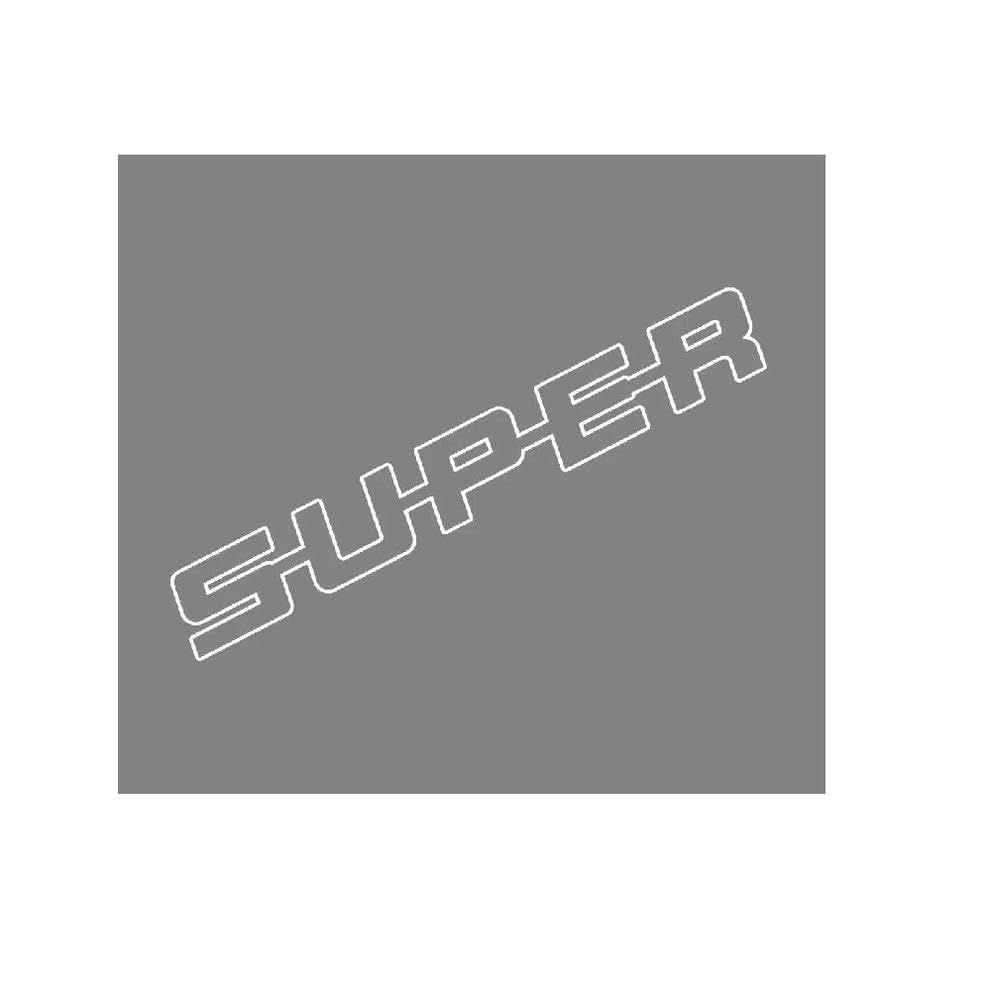 Auto Accessory Super Car Windshield Sticker Auto Tuning Accessories(Glossy White)