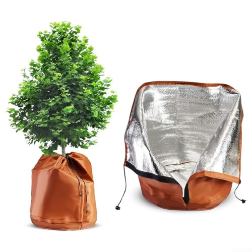 Protection contre le gel isolée pour plantes en pot, protection hivernale pour une santé optimale (60D x 45H)