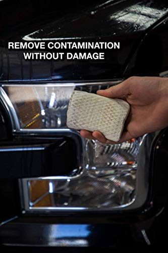 Adam's Visco Clay Bar Jar - Cleanses Surface Without Causing Damage - Safe For Even The Most Delicate Clear Coat - Use On Paint, Glass, Wheels, And More - Includes Geoimpression Tool #TOP2