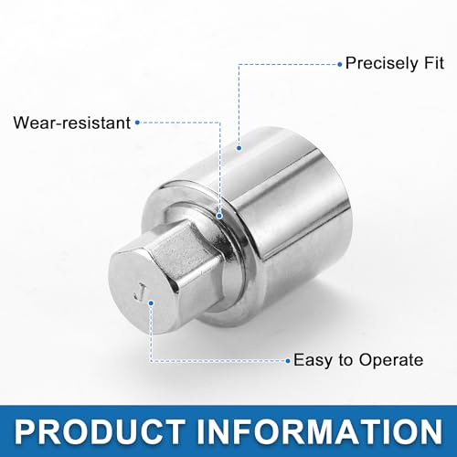 Image of Car Wheel Lock Lugnut Type J Anti-theft Screw Nut Removal Key Socket for Land Rover Range Rover Evoque Freelander