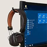 Headphone Stand,Headset Stand, Headphone Hook Mount, Ear Earphone Holder, PC Gaming Headset Holder Clip Organizer,Black