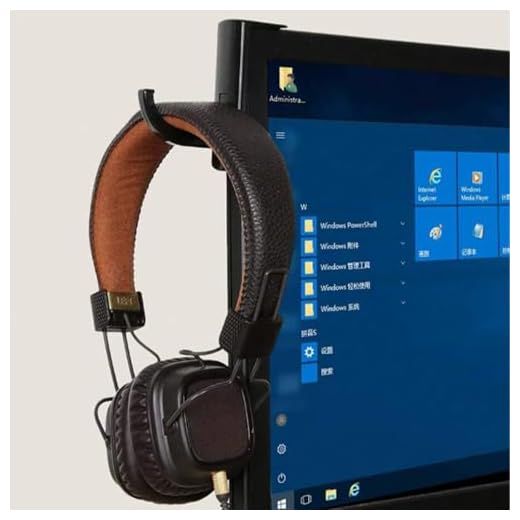 Headphone Stand,Headset Stand, Headphone Hook Mount, Ear Earphone Holder, PC Gaming Headset Holder Clip Organizer,Black