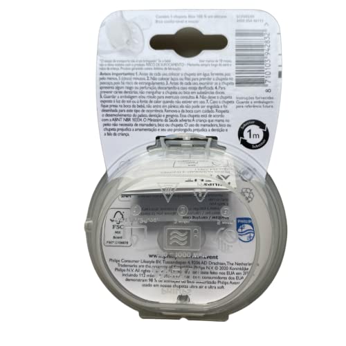 Chupeta Ultra Soft Unitária Branca 0-6M Philips Avent
