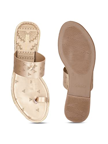 Image of Bata Womens Zara Knot E Flats, (5612389), Tan