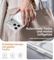 FLLAO für iPhone 18 Pro Max/17 Pro Max Hülle für MagSafe, MatteWeiß – Ansicht 7