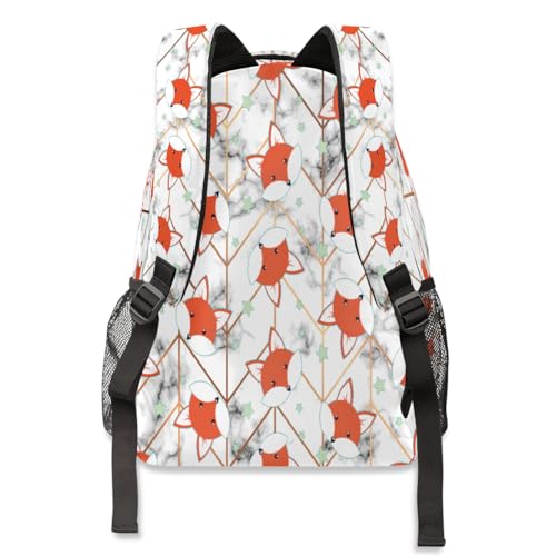 Sac à dos pour ordinateur portable Fox marbré contre le désordre - 5