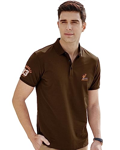 Image of Men's Regular Fit Solid Polo T Shirt |Half Sleeves Collar Tshirts for Men| Casual Tshirt