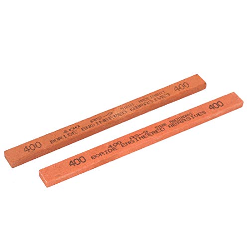 Aexit 400�O���b�g�����`�����I�C���X�g�[���X�e�B�b�N�u�ΐ�2��(Pierr_e ? polir rectangulaire 400 grains, Pierr_e ? aiguiser, rouge, 2 pi?ces