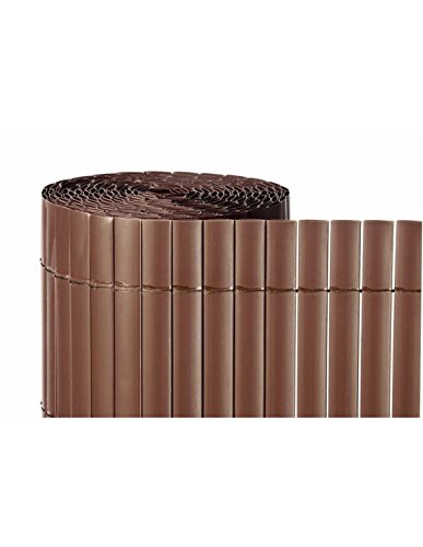 Faura 1,5x3m - Cañizo de PVC Doble Cara 1600gr/m2 - Marron Teka