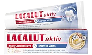 LACALUT aktiv Zahnfleischschutz & Sanftes Weiß Zahncreme