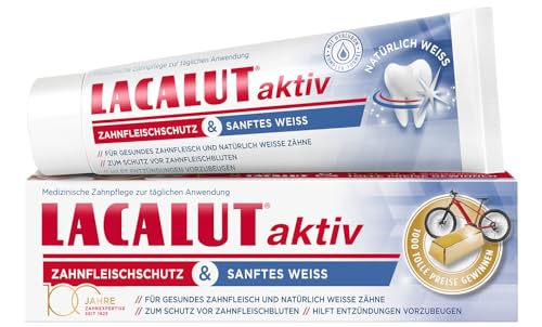 LACALUT aktiv Zahnfleischschutz & Sanftes Weiß Zahncreme