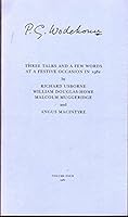 Three Talks and a Few Words at a Festive Occasion in 1982 0870081039 Book Cover