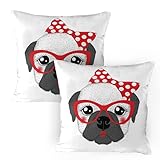 80 CM LANG X 80 CM BREIT - Das Set enthält 2 Kissenbezüge. Einlage ist nicht enthalten.