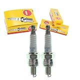 2 pc NGK 6208 LR8B Standard Spark Plugs
