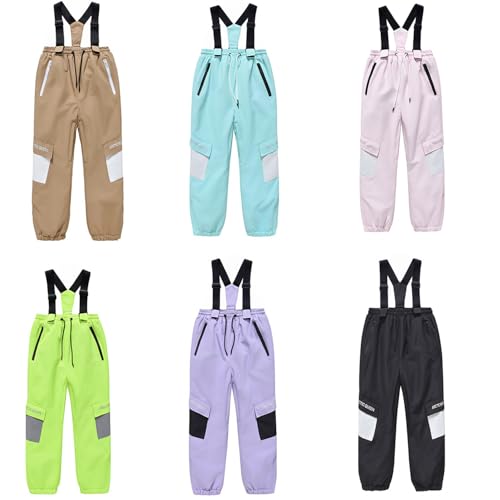 Pantalon de ski snowboard unisexe enfant de qualité supérieure robuste