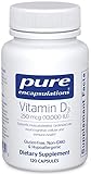 Pure Encapsulations Vitamin D3 250 mcg (10,000 IU) - Supplement to Support Bone, Joint, Breast, Heart, Colon & Immune Health - with Premium Vitamin D - 120 Capsules