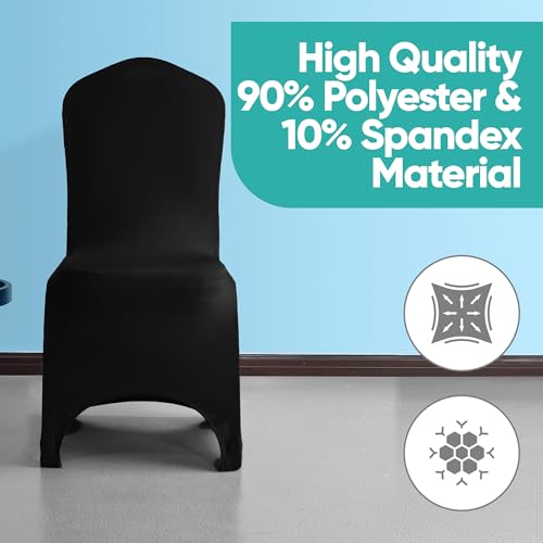 Housse de chaise élasthanne extensible 220 g/m² pour masquer les défauts - 4