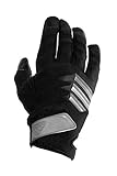 adidas nastyquick Fußball Handschuhe, schwarz/Silber, M