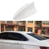 ZXYHBHD Cubierta para Antena de Aleta de tiburón para Coche, Base de Antena de Techo con Forma de Aleta de tiburón, Compatible con Xiaopeng Motors Mona MO3 P7+ P7 P5 N5,2-White