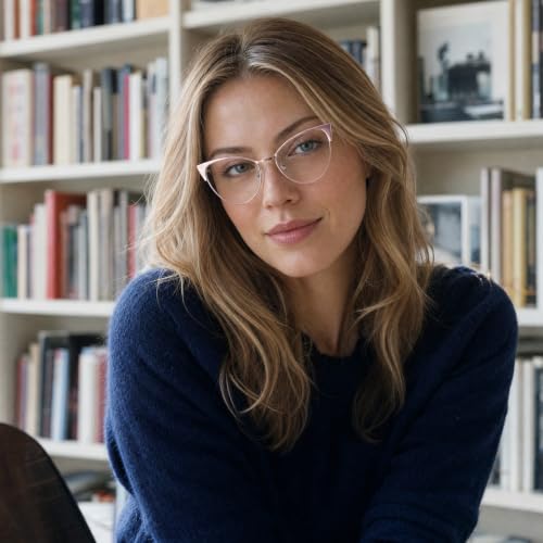 Image of Cat Eye Blue Light Glasses for Women Blocking Glasses