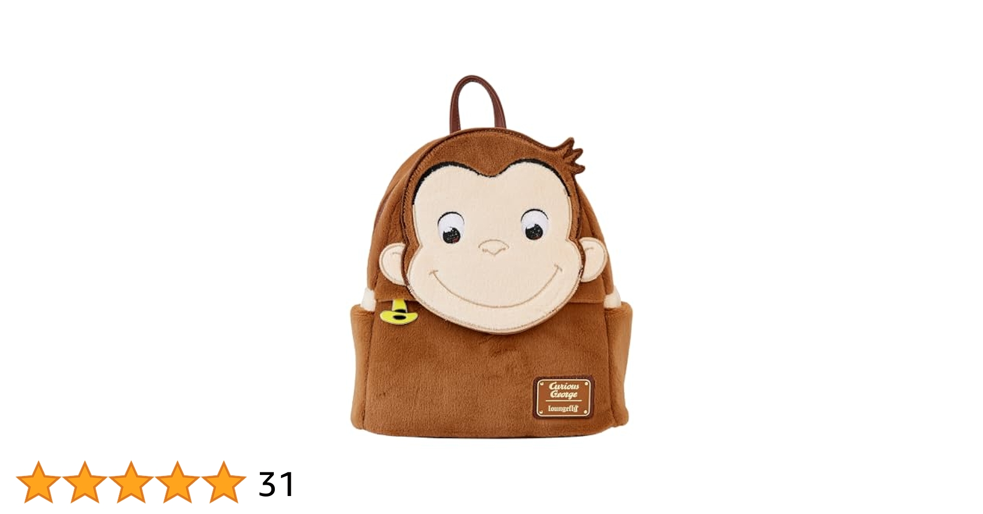 loungefly ラウンジフライ おさるのジョージ リュック Amazon.co.jp: Loungefly ディズニー おさるのジョージ