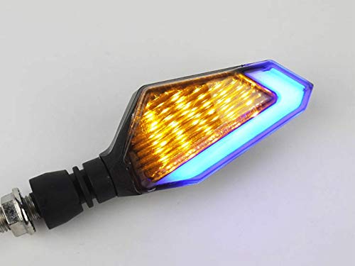 12V ポジション機能付き デュアル LED ウインカー 2個1セット 