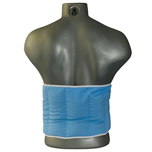 Cherry Stones Belt Cushion with 7 Chambers and self gripping Tape Length Approx. 53 in Light blueThermic Grain Cushion XXL