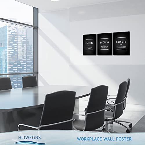 Motivational Wall Art, Office Wall Decor, Inspirational Canvas Painting Picture Poster Execute Failure Success Positive Quote Wall Decor For Office Dorm Bedroom Living Room Inspirational Gift For Men #TOP2