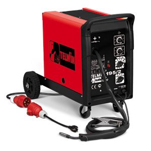 TELWIN SALDATRICE A FILO ELETTRONICA FLUX MIG-MAG 400V TELMIG 195/2 TURBO 821069