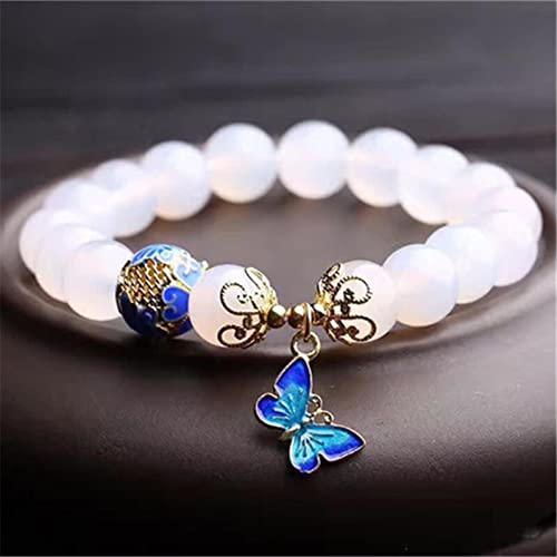 Perles blanc agate natural stone pour sublimer vos tenues d'été