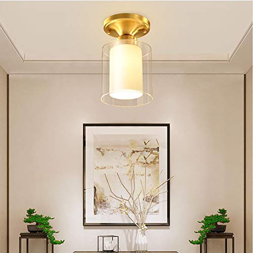 Lámpara de pasillo moderna en cristal para transformar la entrada de tu hogar con estilo LED 4