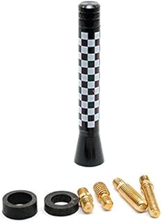 Antena de rádio de teto para Mini Cooper Clubman Countryman Paceman Hardtop Hatchback Coupe Roadster F54 F55 F56 F57 F60 R61 R60 R56 R55 (76 mm de polegada, xadrez)