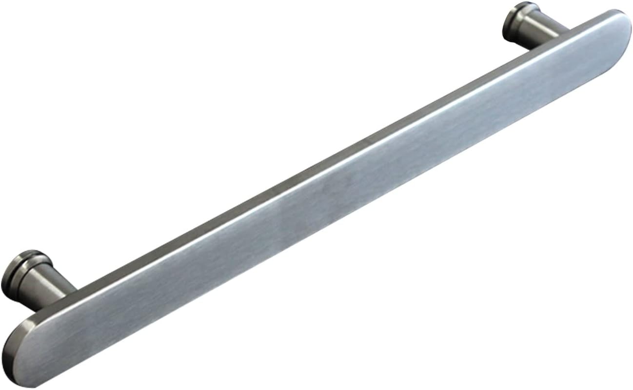 Interior Shower Door Handle Polish Chrome, Bathroom Glass Door Grab Bar Stainless Steel, Single Side Door Push and Pull Door Handle Sets Replacement (Size : 500mm-600mm)