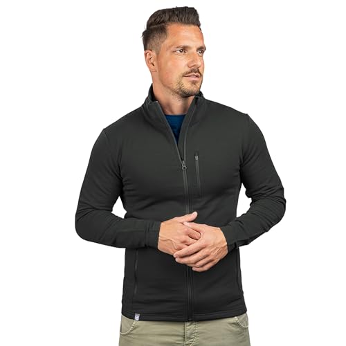 ALPIN LOACKER Merino Jacke Herren I Merinowolle Baselayer für Outdoor...