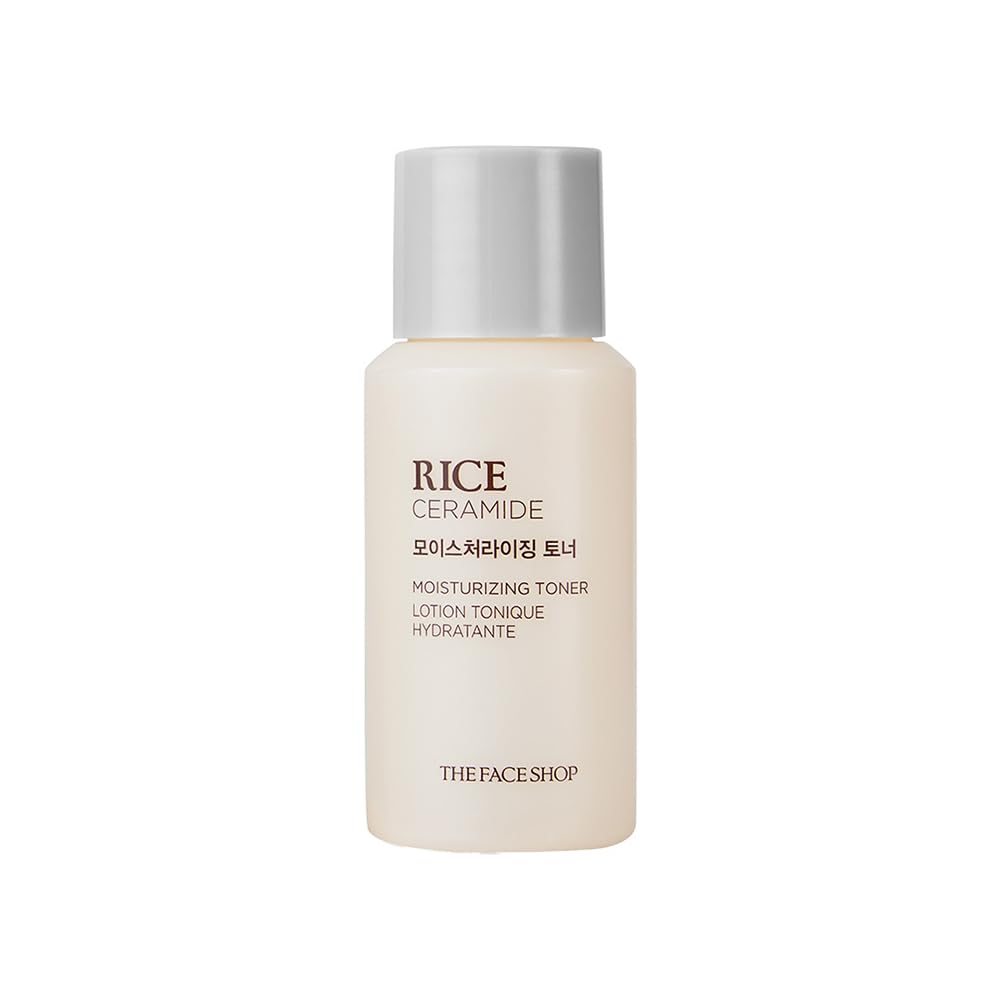 The Face Shop Rice & Ceramide Moisturizing Toner 34ml | Hydrating Milky Face Toner with Rice Extract for Brightening & Glow | Korean Skincare | For All Skin Types-image-20