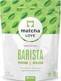 Matcha Love Green Tea Powder Packet, Sweetened, 8 Ounce