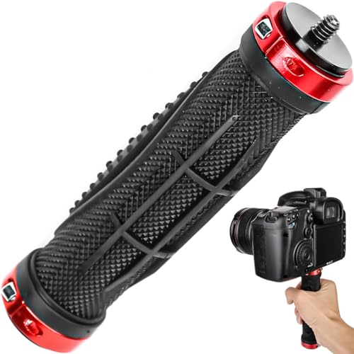 ZORBES® Camera Handle Grip Universal 1/4″ Thread Camera Handle Grip Rubberized Anti-Slip Camera Handle Grip Handle Grip for Gimbal(No Gimbal) ZORBES® Camera Handle Grip Universal 1/4″ Thread Camera Handle Grip Rubberized Anti-Slip Camera Handle Grip Handle Grip for Gimbal(No Gimbal)