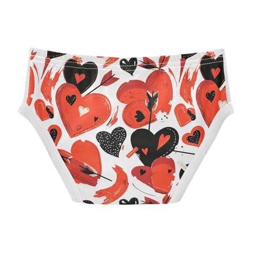 visesunny Boys Potty Training Underwear Cartoon Heart Arrow Breathe Cotton Briefs Size 2T-8Y for Toddler2