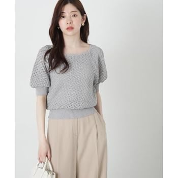 【新品】今季 プロポーションボディドレッシング ラメ入り透かし編みニット Amazon | [プロポーションボディドレッシング] ラメ入り透かし