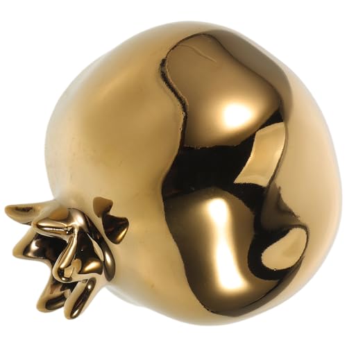 Baluue Jarrón de Granada de Cerámica Estilo Chino Florero Artificial para Sala de Estar Boda Hogar Oficina Decoración de Mesa