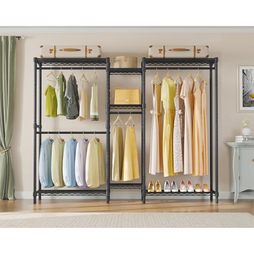 Image of VIPEK Classic V6 Medium Heavy Duty Clothes Rack, Dynamic Closet System