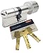 Produktbild ABUS Bravus.3000 MX Knaufzylinder mit Sicherungskarte und 3 Schlüssel, Länge (a/b) 30/K30mm (c=60mm) K=Knaufseite, modulare Bauweise MX erhöhter Bohr/Zieh- u. Abreißschutz